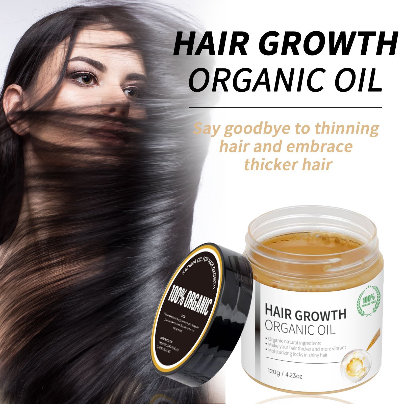 Masque Capillaire Batana Doux Nourrissant Réparateur Cheveux Secs