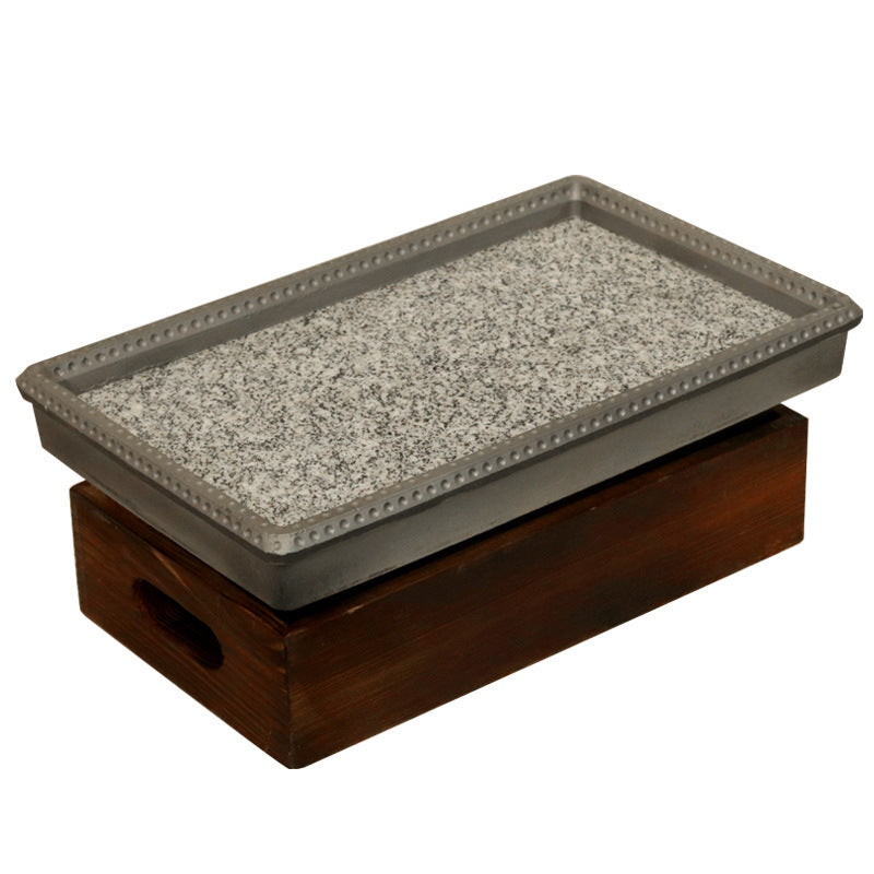 Molde para hornear de piedra natural antigrietas para el hogar