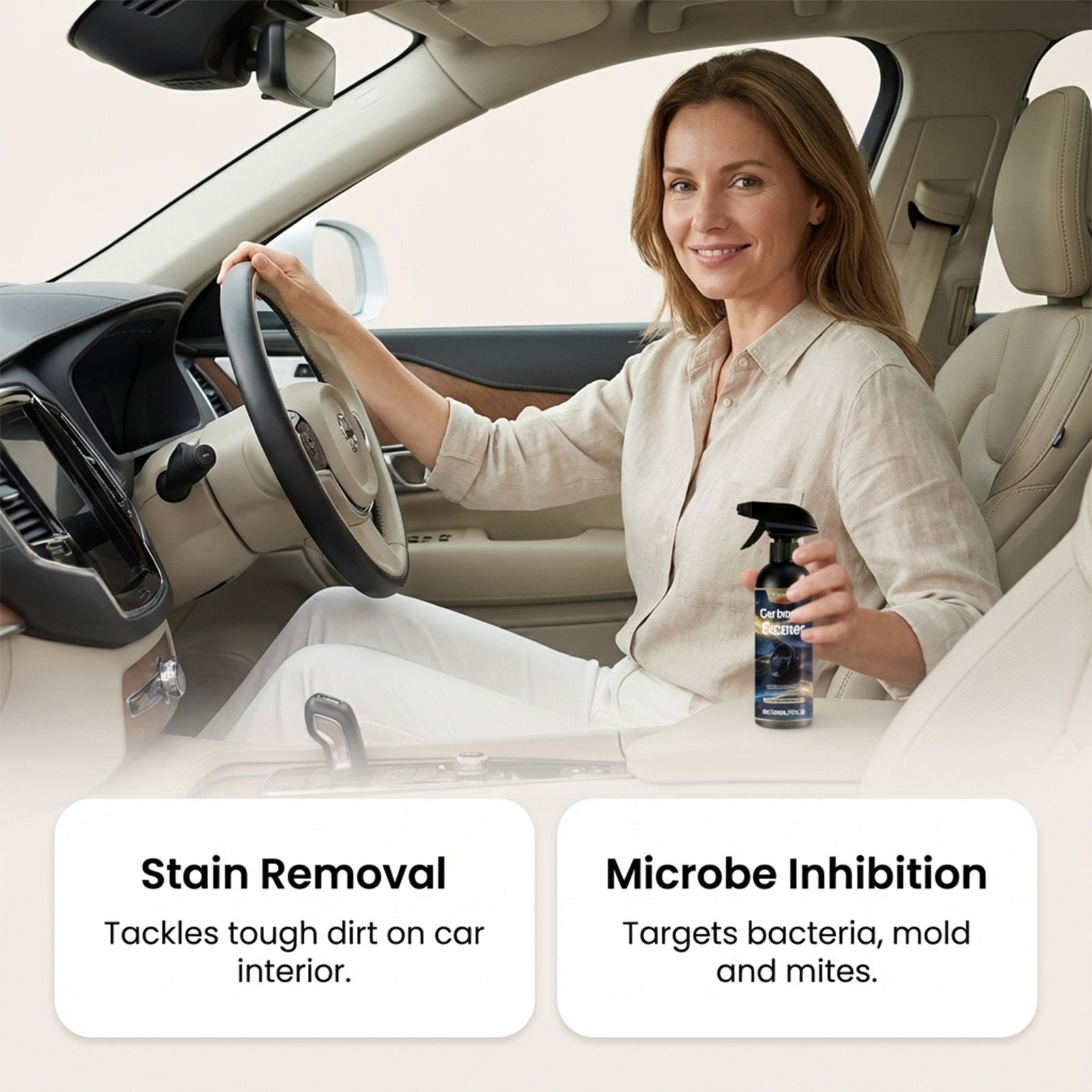 Nettoyant pour l'intérieur de voiture