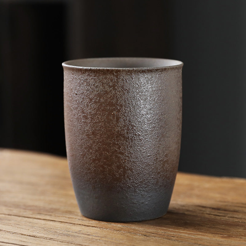 Simple Style Retro Domestic Ceramic Fambe Tea Cup
