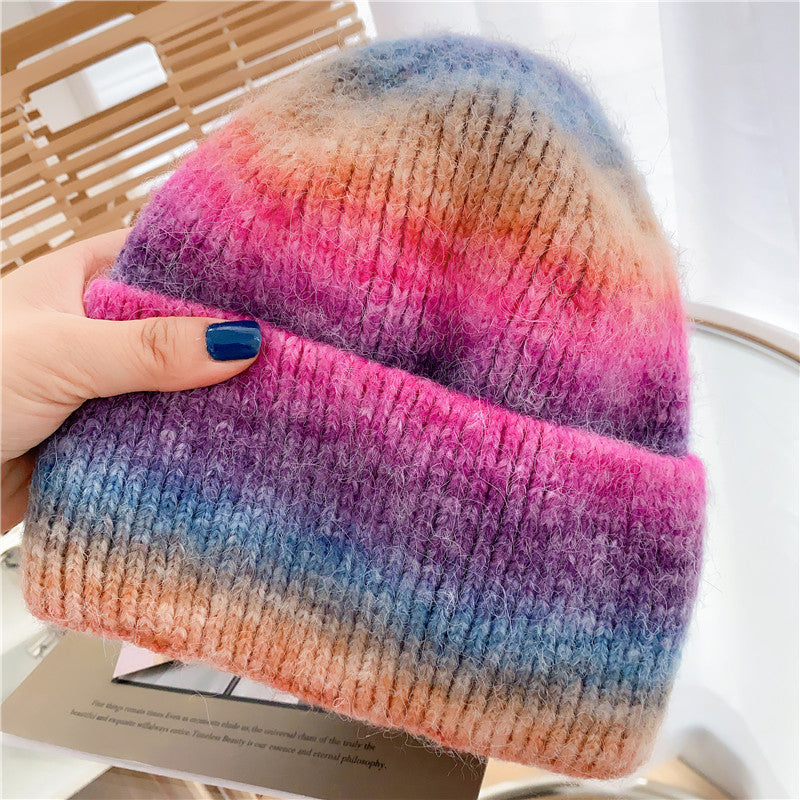 Bonnet tricoté pour femme au toucher agréable pour l'hiver