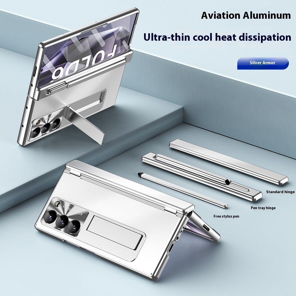 Phone Case Aluminum Alloy Gemel Folding