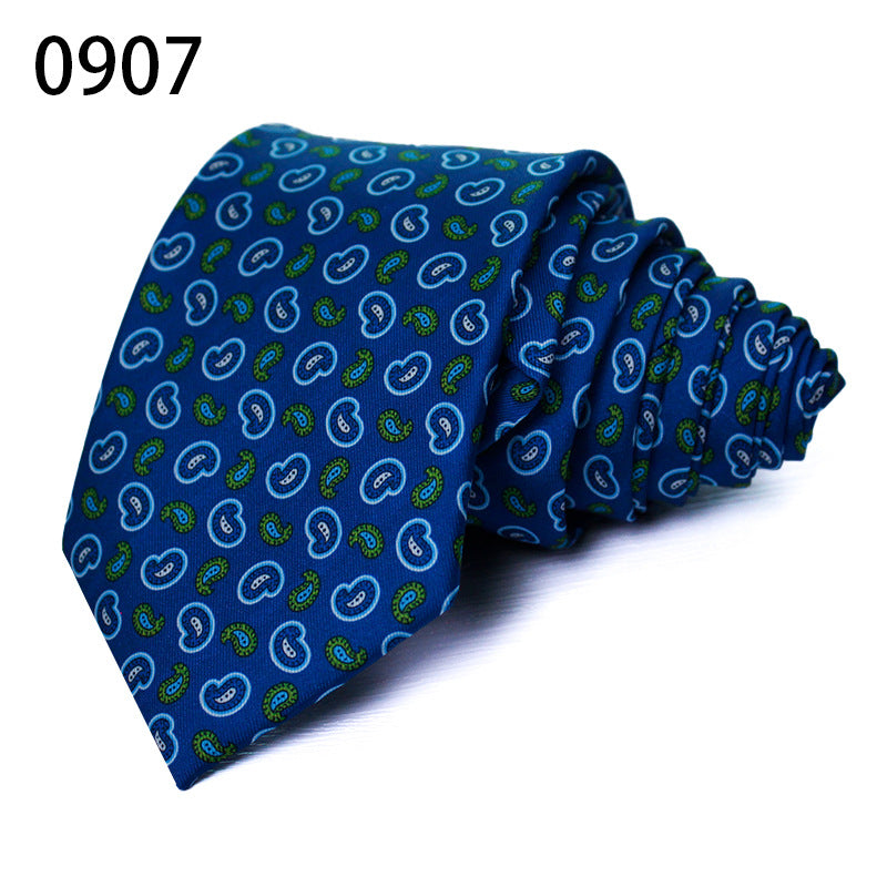 Fashion Polyester Silk Printed Men's Casual Tie