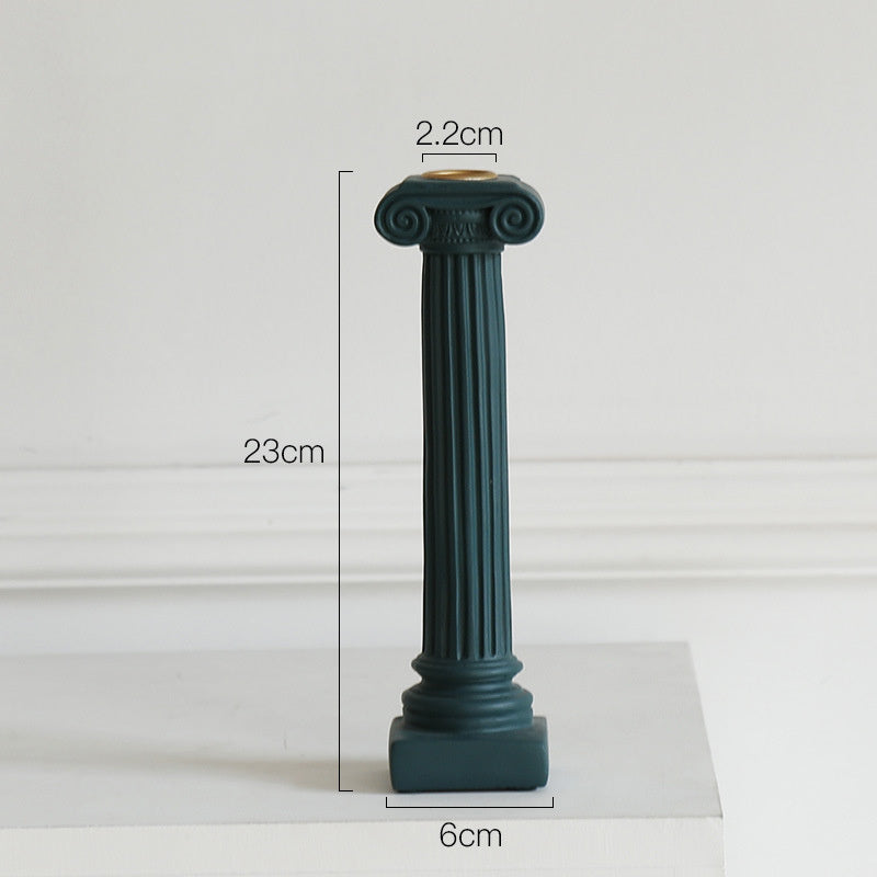 Ancient Greek Ionian Roman Column Aroma Candle Holder