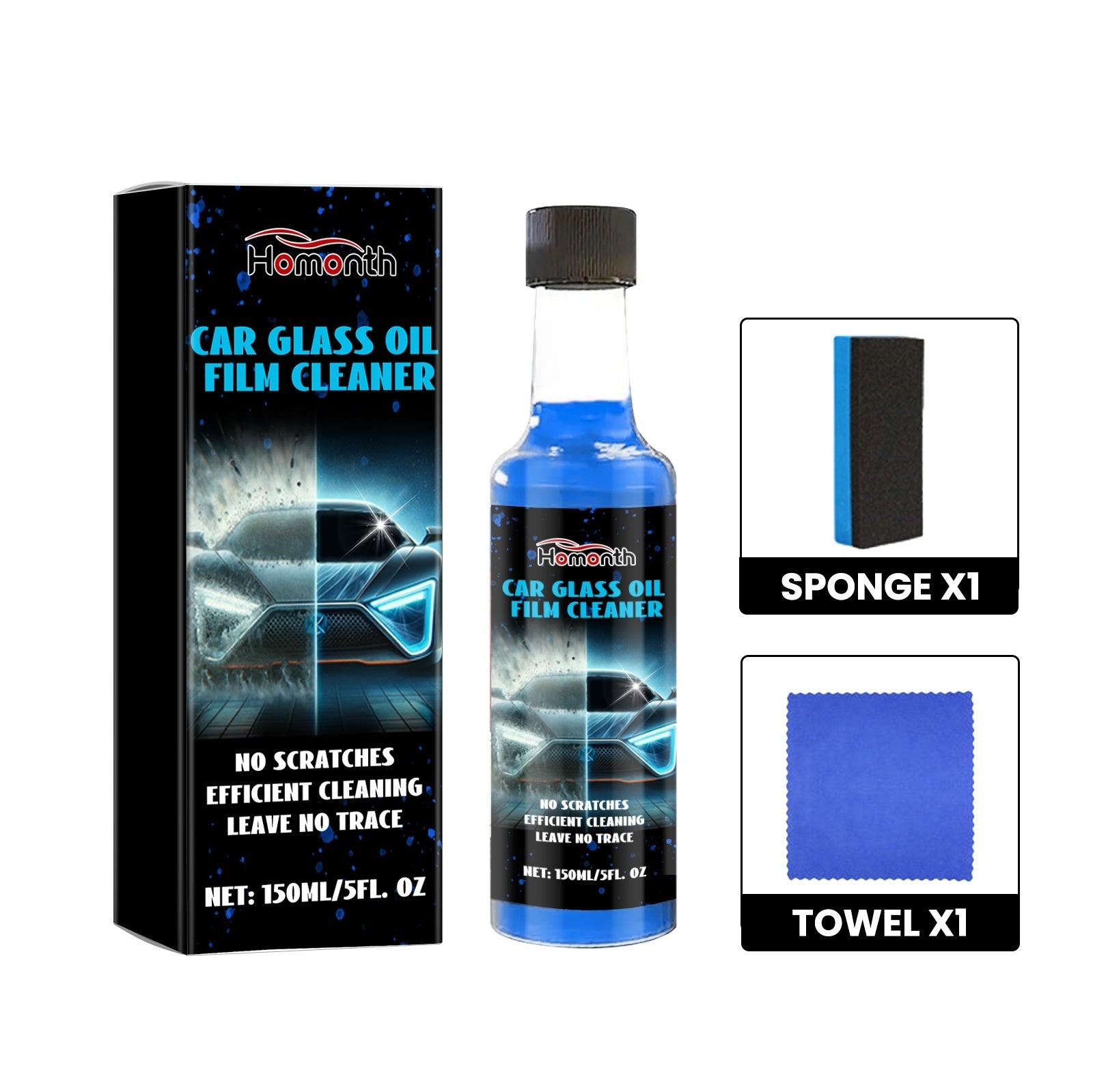 Car Glass Oil Film Cleaner