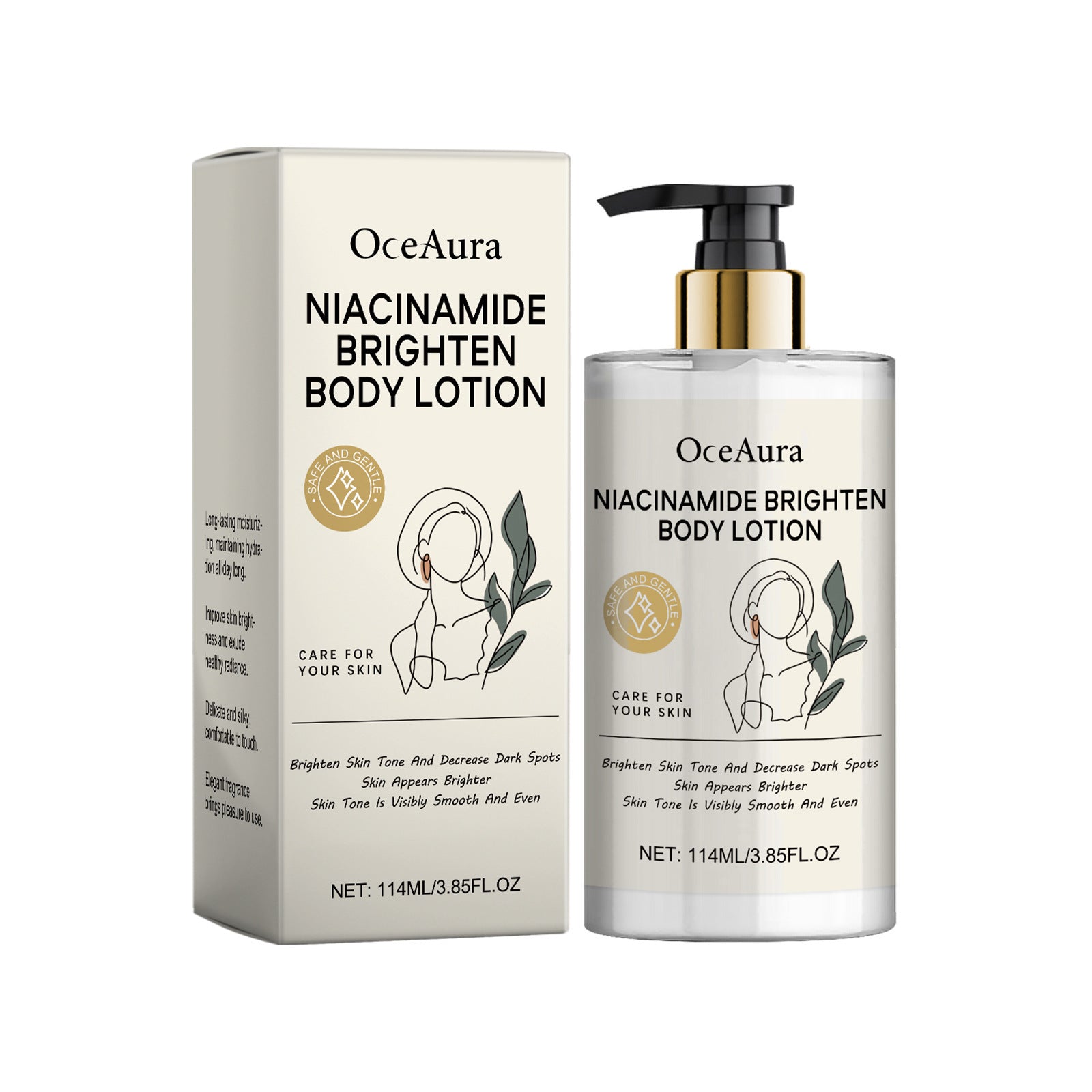 Nicotinamide Moisturizing Body Lotion Brightening Skin Color
