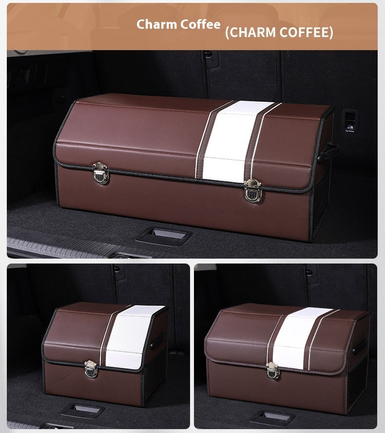 Car Storage Box Foldable Large Capacity Trunk