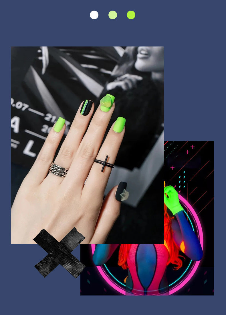 Ins Style Makeup DIY Nail Painting Fluorescent Powder