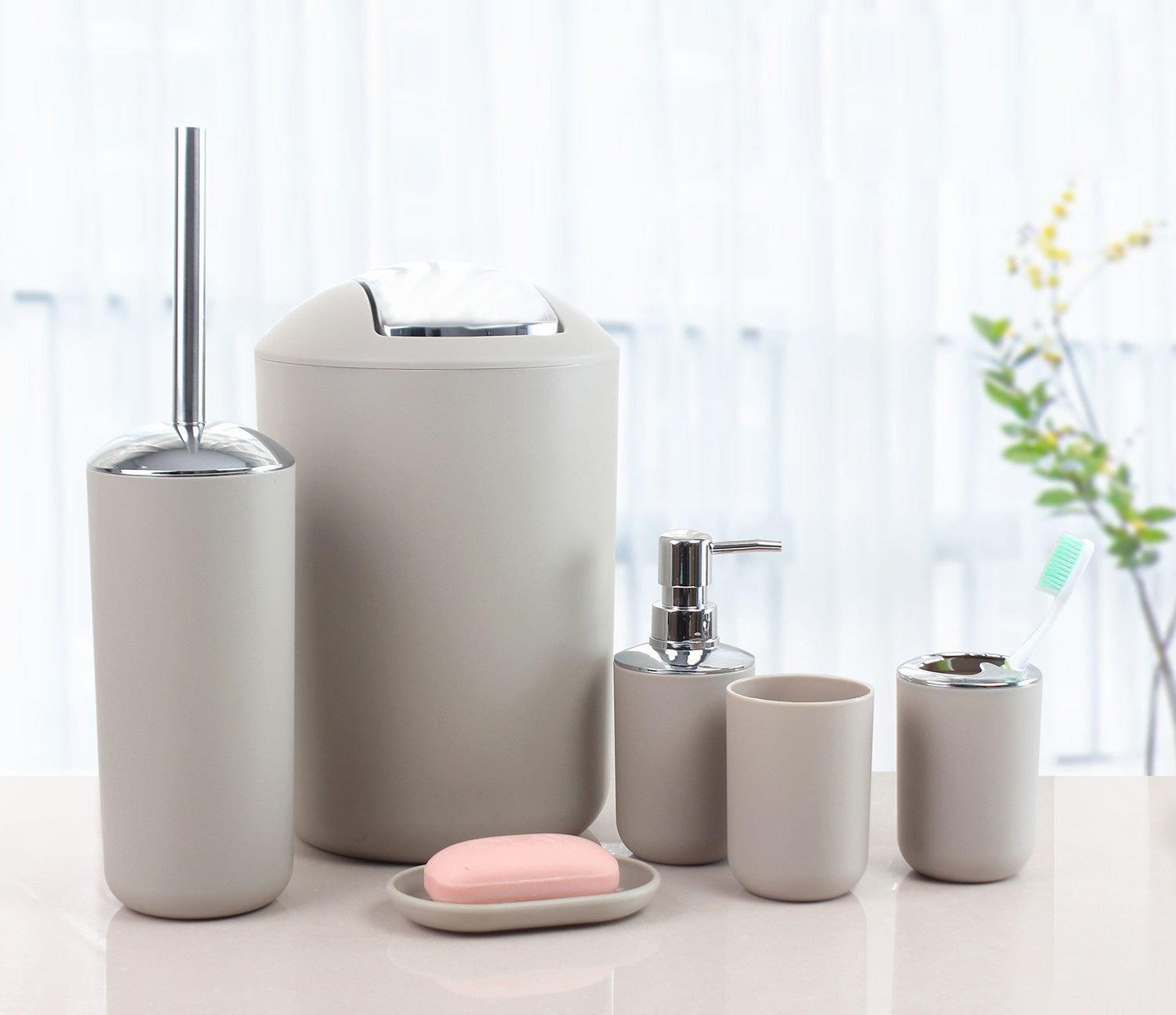 Ensemble de 6 pièces pour salle de bain