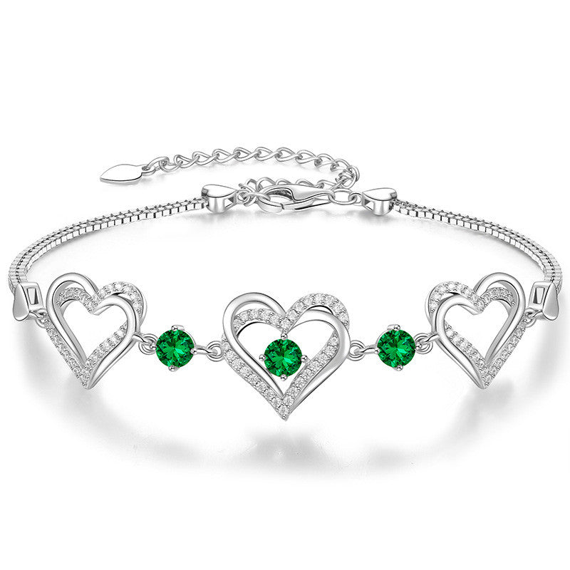 Twelve Birthday Crystal Bracelet Fashion Personality Hand Jewelry