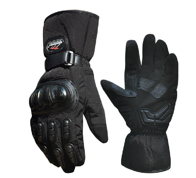 Straight-drive Motorcycle Gloves Winter Cold Protection Full Finger