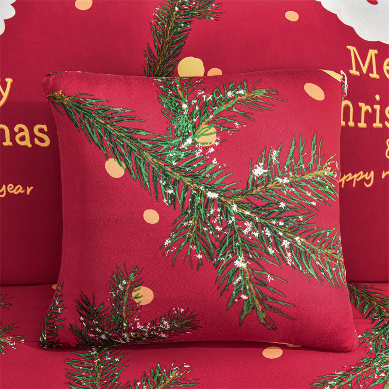 Christmas Stretch All-inclusive Printed Sofa Cover