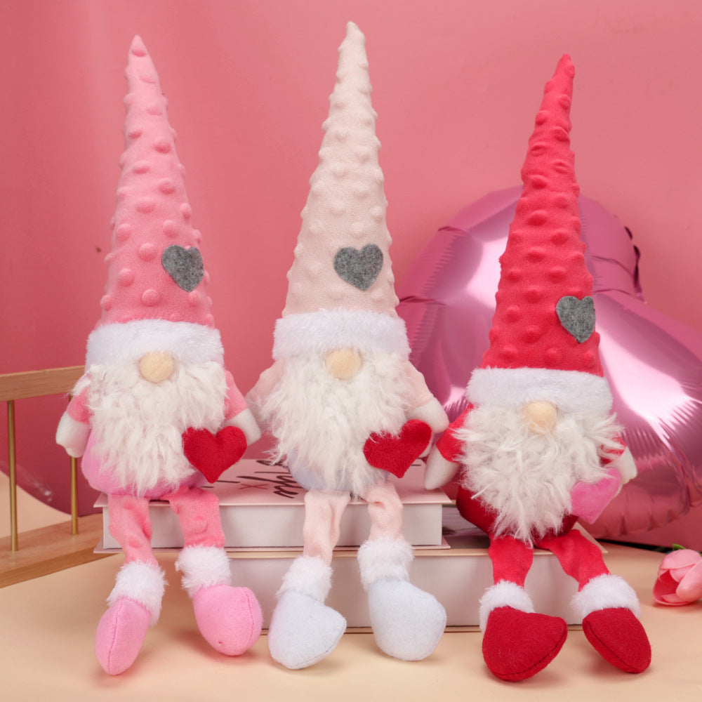 Cadeau de la Saint-Valentin : poupée sans visage Rudolph