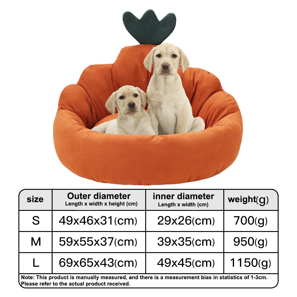 Carrot Kennel Universal In All Seasons Small And Medium-sized Dogs Dog Mats Teddy Pomeranian Corgi Dog Beds Winter Warm Cat Litters