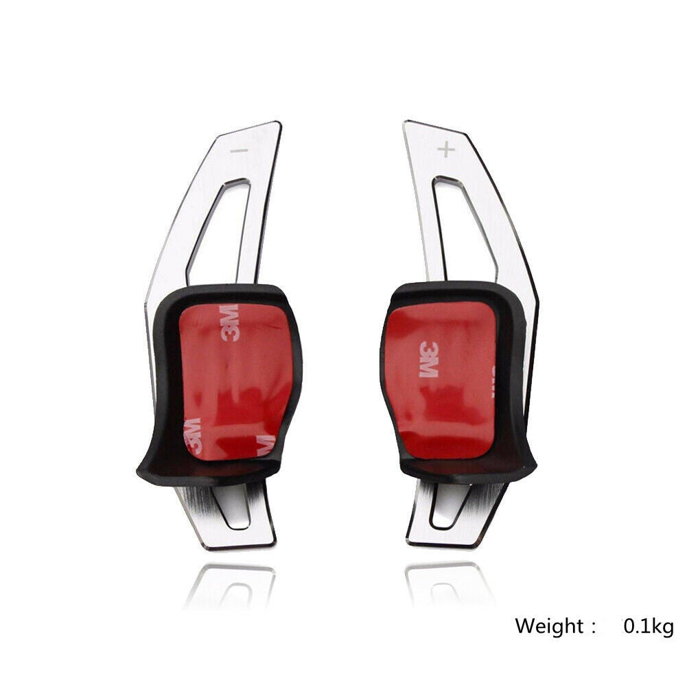 Car Steering Wheel Paddles Are Retrofitted With Interior Trim