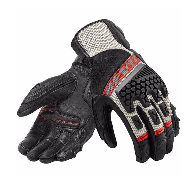 Gants de moto professionnels en peau de mouton noire Desert 3 Pro Edition Sn Pro respirants tout-terrain étoile BMW