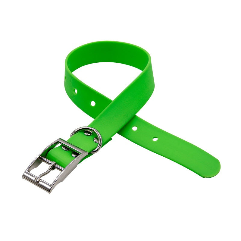 Collier pour chien en PVC en gros, étanche, résistant à l'usure, collier de traction pour chien, fournitures pour animaux de compagnie