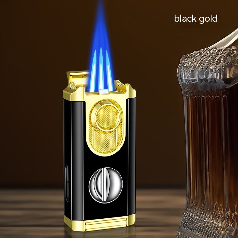 Briquet à cigares avec torche trois flammes