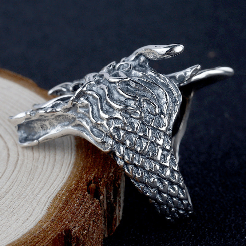Adjustable silver ring