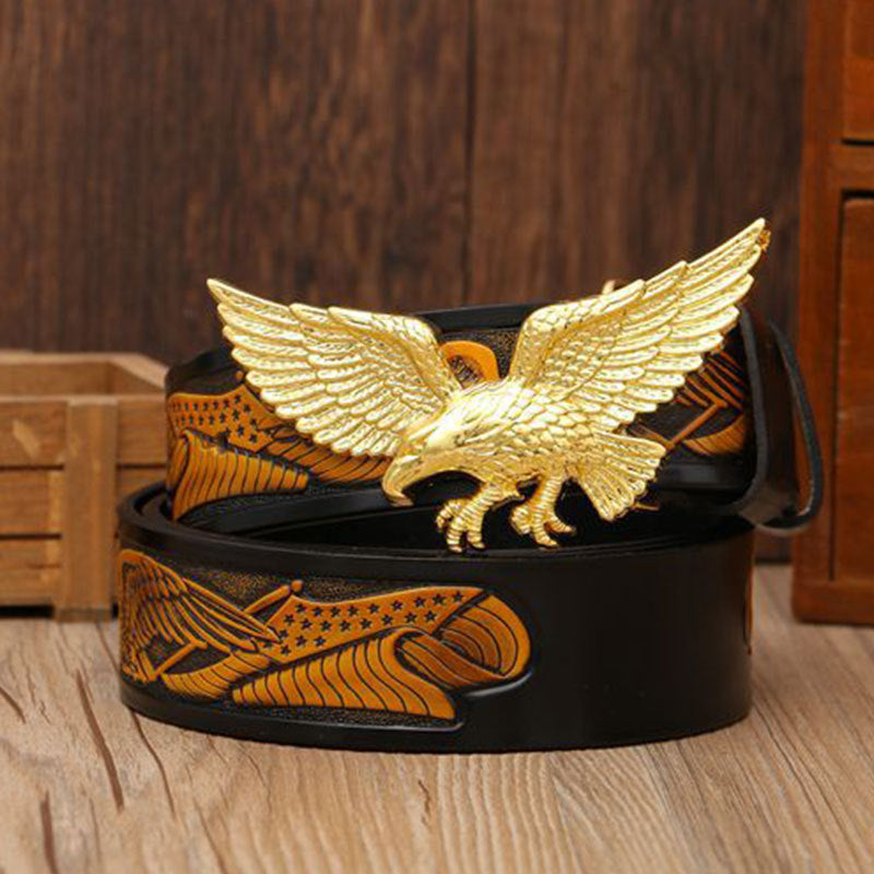 New Men's Top Leather Belt