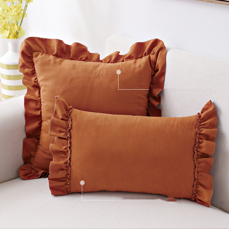 Taie d'oreiller petit coussin Taie d'oreiller suède pour canapé de chevet