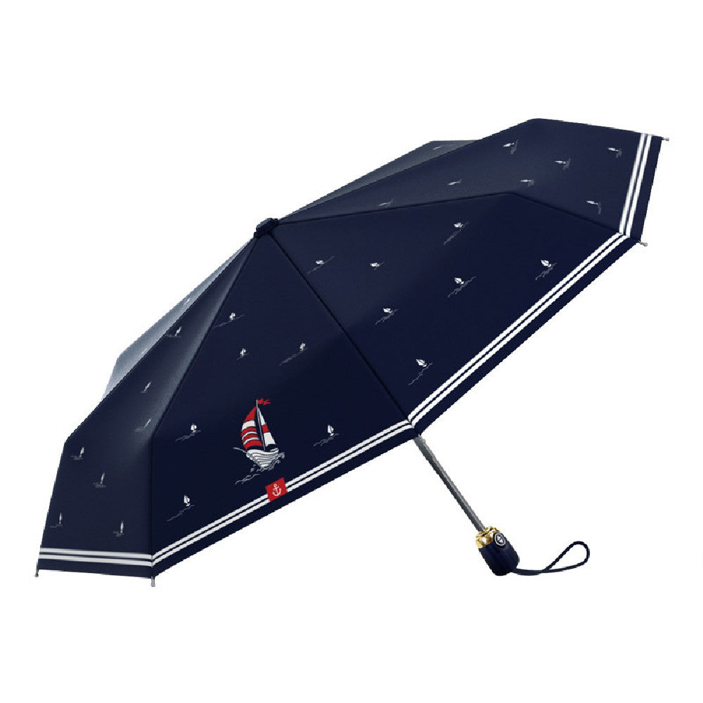 Cat Automatic Three-fold Folding Umbrella