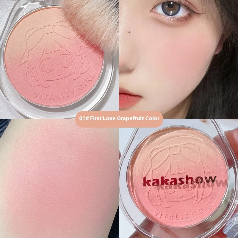 Fard à Joues Naturel Effet Dégradé Compact pour Fard à Joues et Contour des Joues