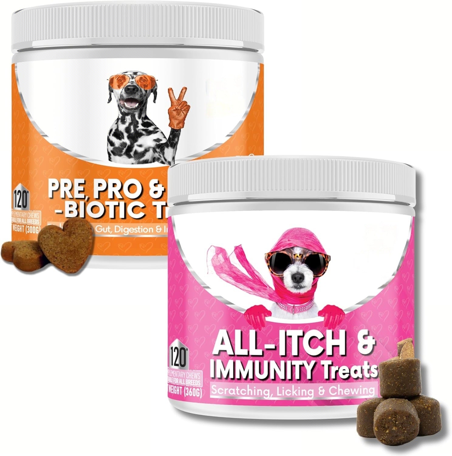 Friandises Digestives Prébiotiques pour Chiens Soin de la Santé Intestinale Produits de Soins pour Animaux de Compagnie