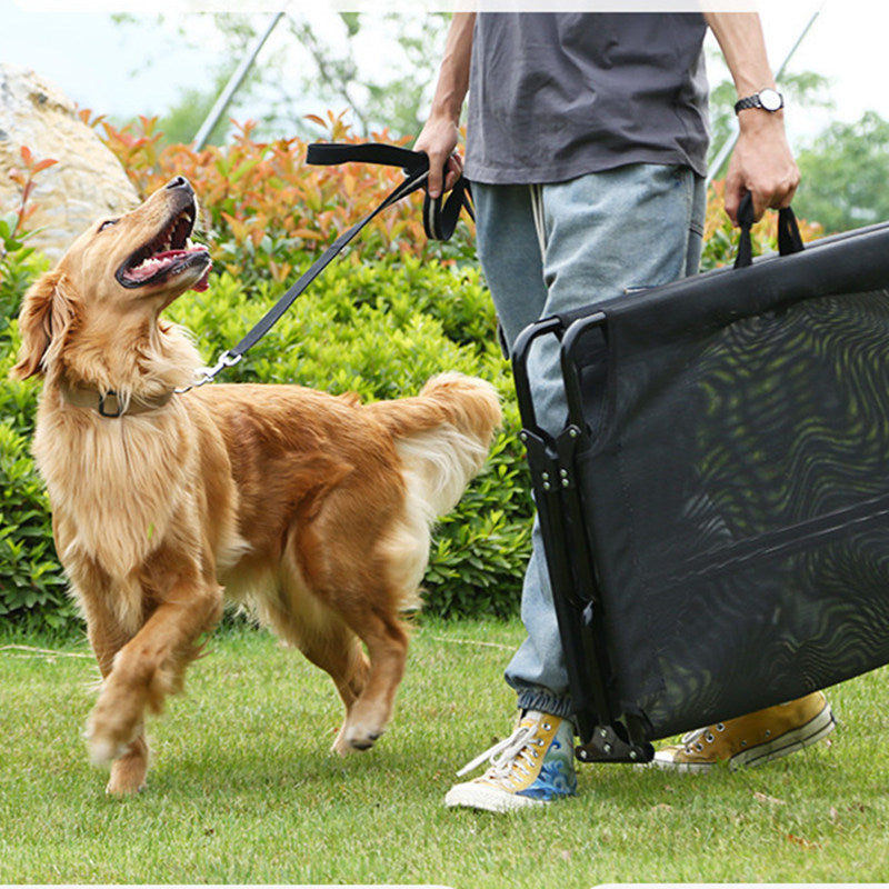 Niche pour chien pliable, sans installation, pour grands, moyens et petits chiens