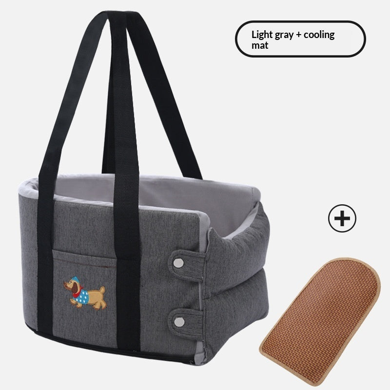 Car Dog Kennel Small Dog Car Center Console Pet Pad