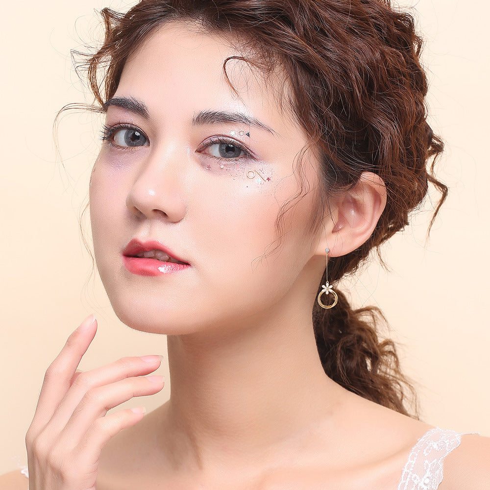 Temperament long tassel earrings female earrings