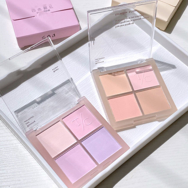 Fard à joues mat naturel nude et chaud