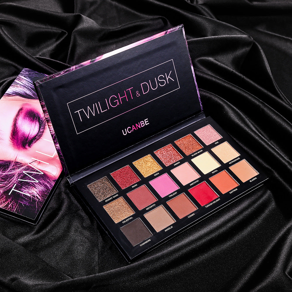 La nouvelle palette de fards à paupières or rose de 18 couleurs