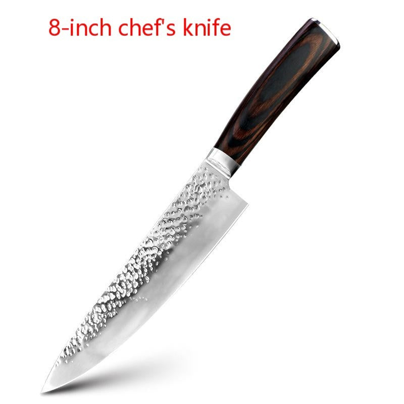 Couteaux de cuisine en acier inoxydable avec set de 6 pièces, lot en vrac