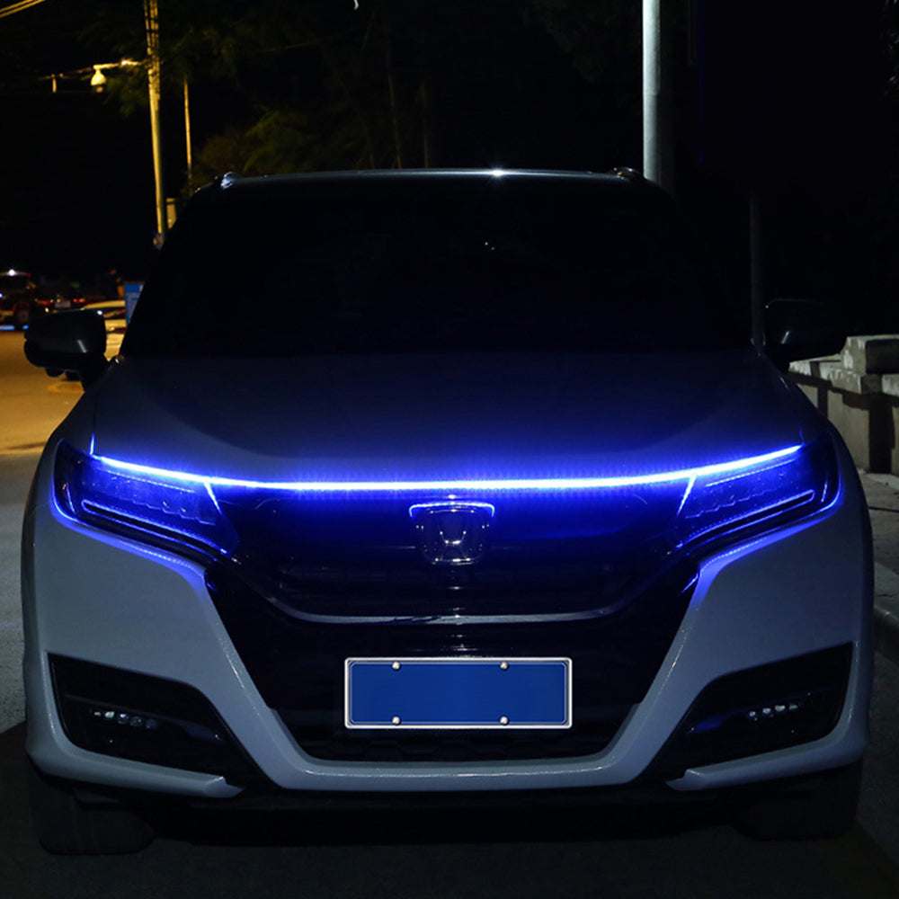 Refitting The Led Of Automobile Hood Lamp Into The Running Light Guide Strip