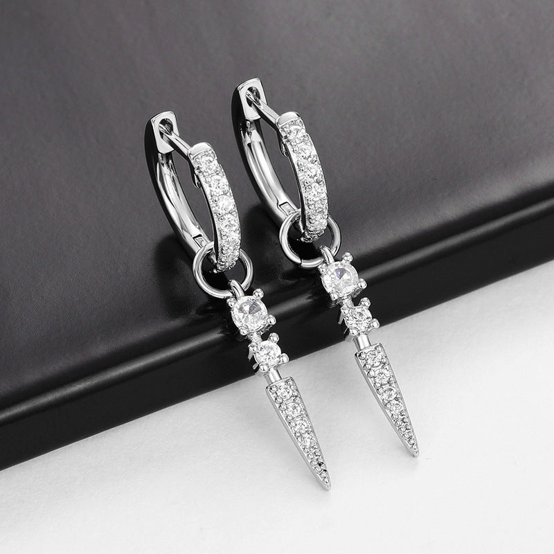 Boucles d'oreilles longues personnalisées pour hommes et femmes, idéales pour les couples