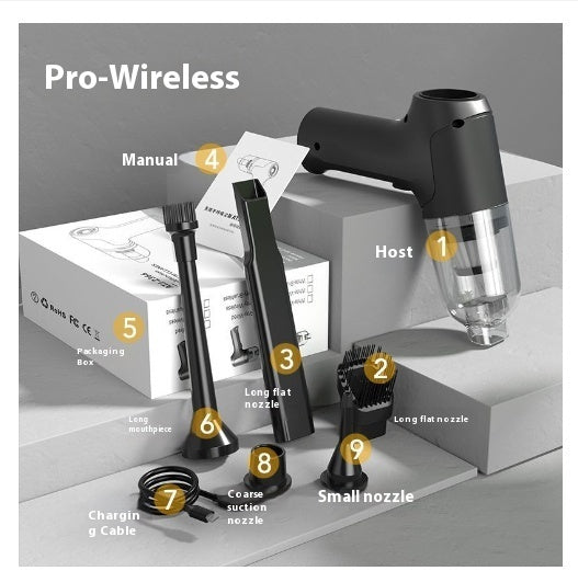 Household Multifunctional Car Wireless Vacuum Cleaner