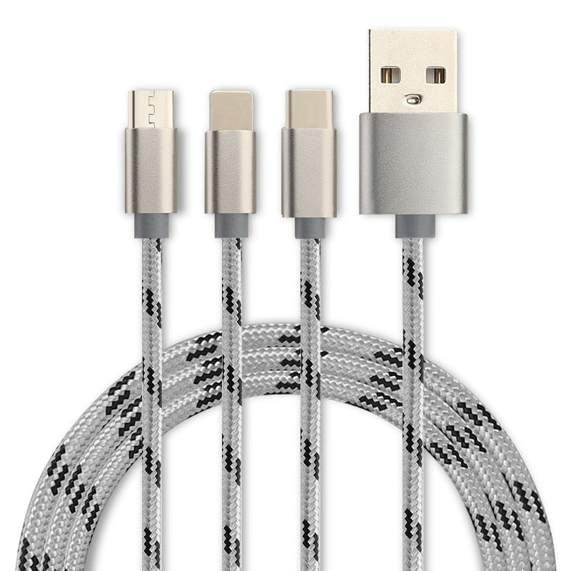 Câble de charge 3-en-1 pour téléphone portable
