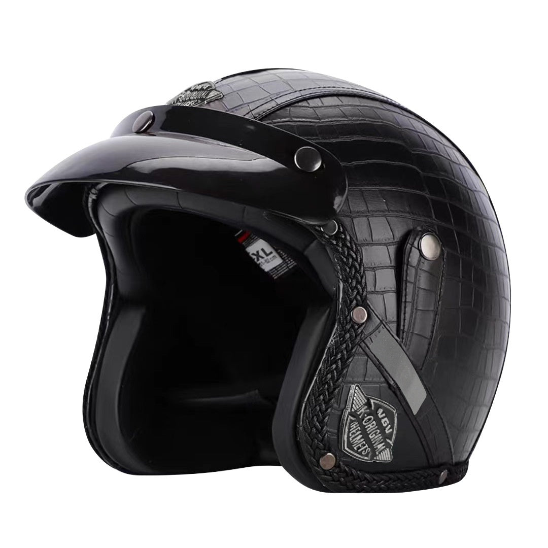 Casque de moto 3C certifié Rétro Voiture électrique