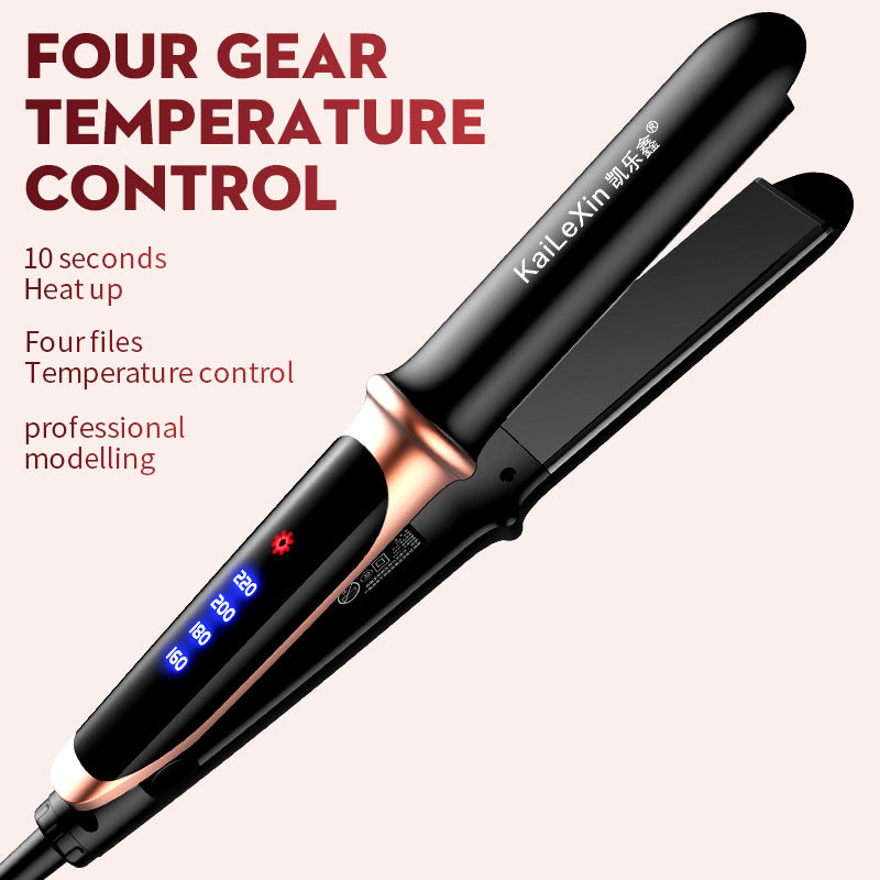 Electric Splint Hair Straightener Curling Iron Dual-use