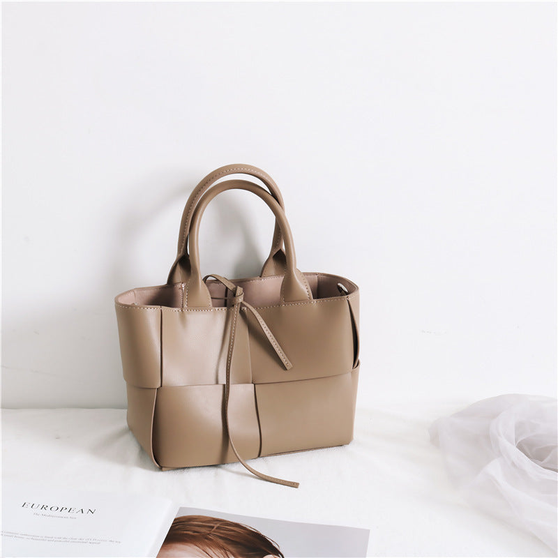 Sac à bandoulière tissé vintage pour femme