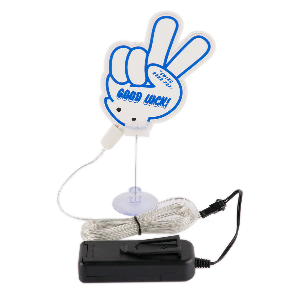 Car Dynamic Swing Interior Hanging Decorative Light Cartoon Battery Version Decorations