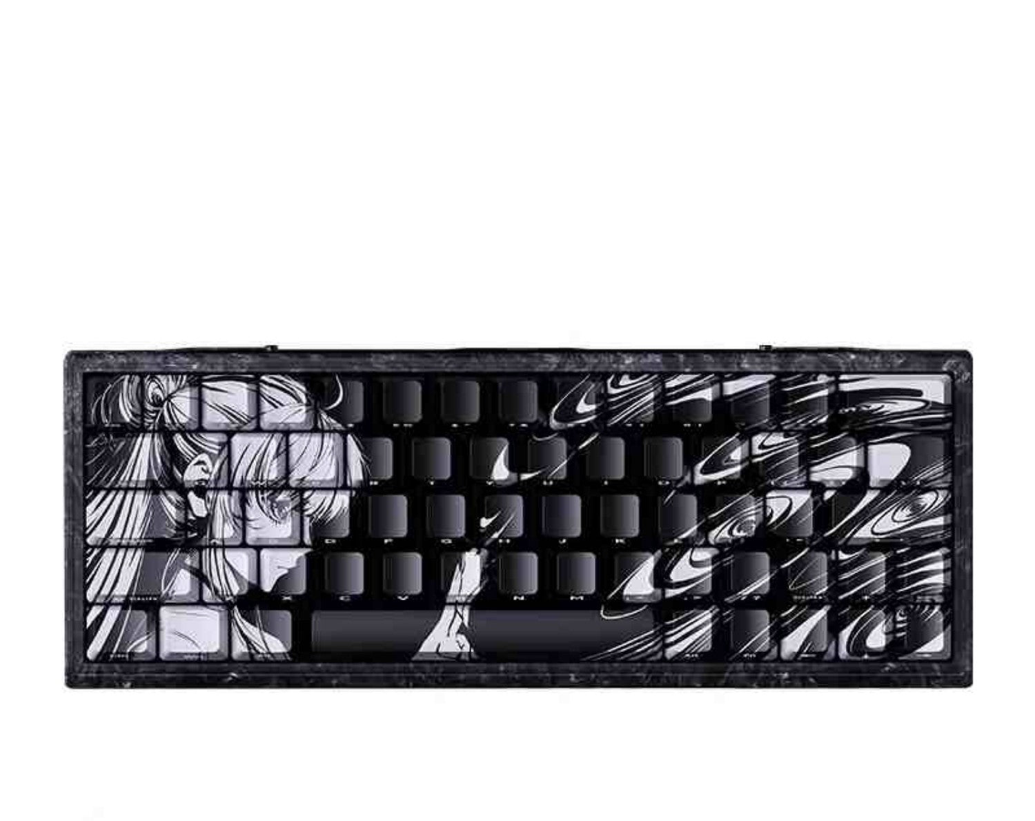 Integrated Forged Carbon Magnetic Shaft Gaming Keyboard
