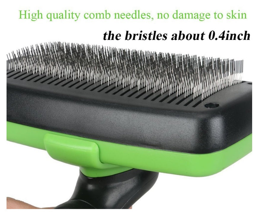 Brosse autonettoyante pour animaux de compagnie