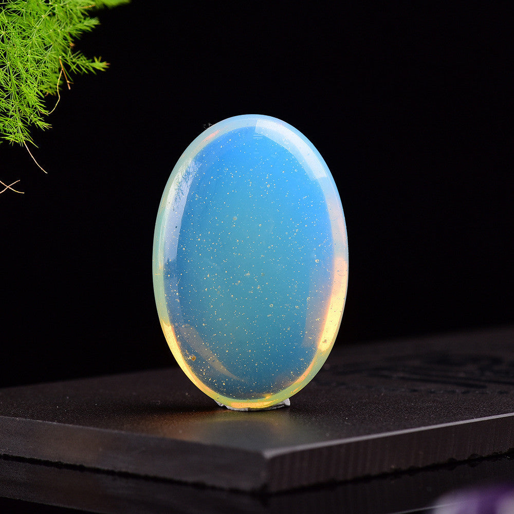 Compresse chaude en agate de jade de cristal naturel