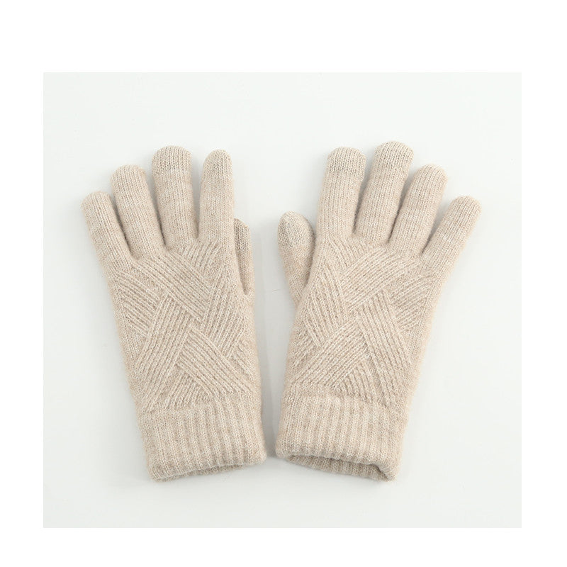 Wool Touch Screen Gloves For Men And Women In Winter