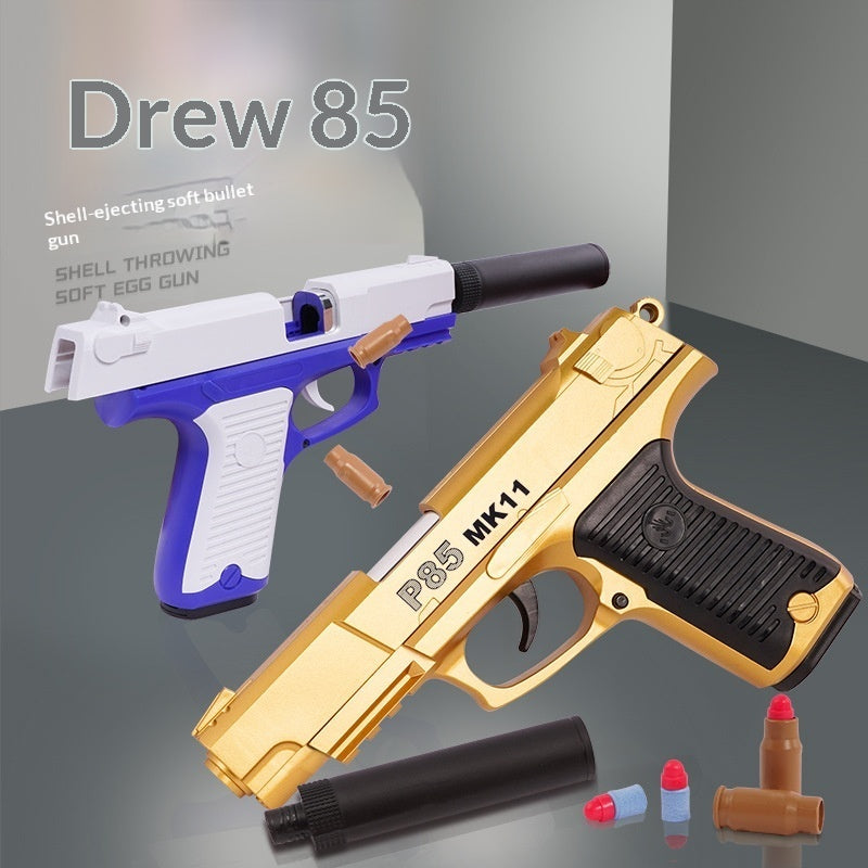 Childrens Toy Soft Bullet Gun Bullets Realistic-looking Pistol