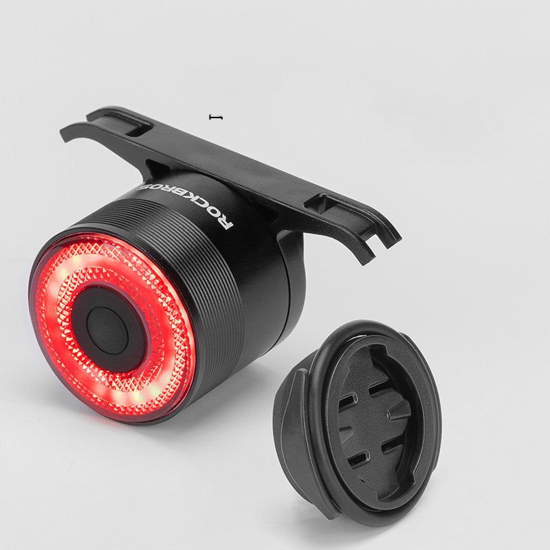 Bicycle Smart Auto Brake Sensing Light IPx6 Waterproof LED Charging Cycling Taillight Bike Rear Light Accessories