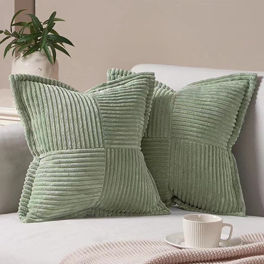 Nordic Corduroy Flying Pillow Simple Cushion Cover