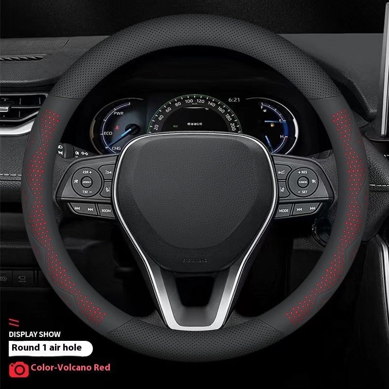 Car Steering Wheel Cover For Four Seasons Non-slip Breathable Comfortable